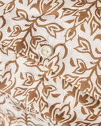 LEXINGTON Ornament Bettwäsche-Set aus Baumwollsatin, weiß/fudge