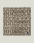 LEXINGTON Ornament-Jacquard-baumwollserviette, beige/dunkeloliv