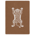 David Fussenegger Tiger Baumwolldecke