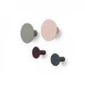 blomus PONTO Wandhaken 4er-Set – PolyStone, verschiedene Größen