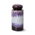 HKliving 70's Ceramic Aufbewahrungsdose – Stoneware, yeti
