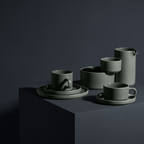 blomus PILAR Espressotasse mit Untertasse 2er-Set – Keramik