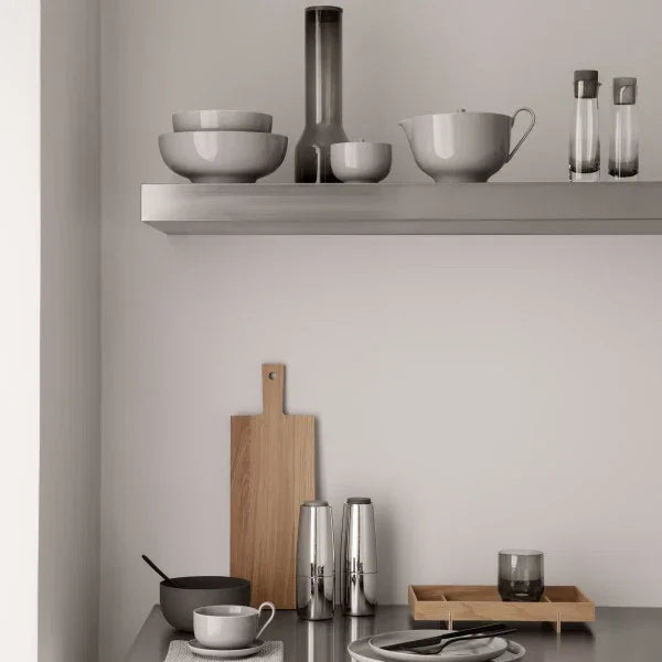 blomus REO Servierschale L – Stahl, Rustic Brown