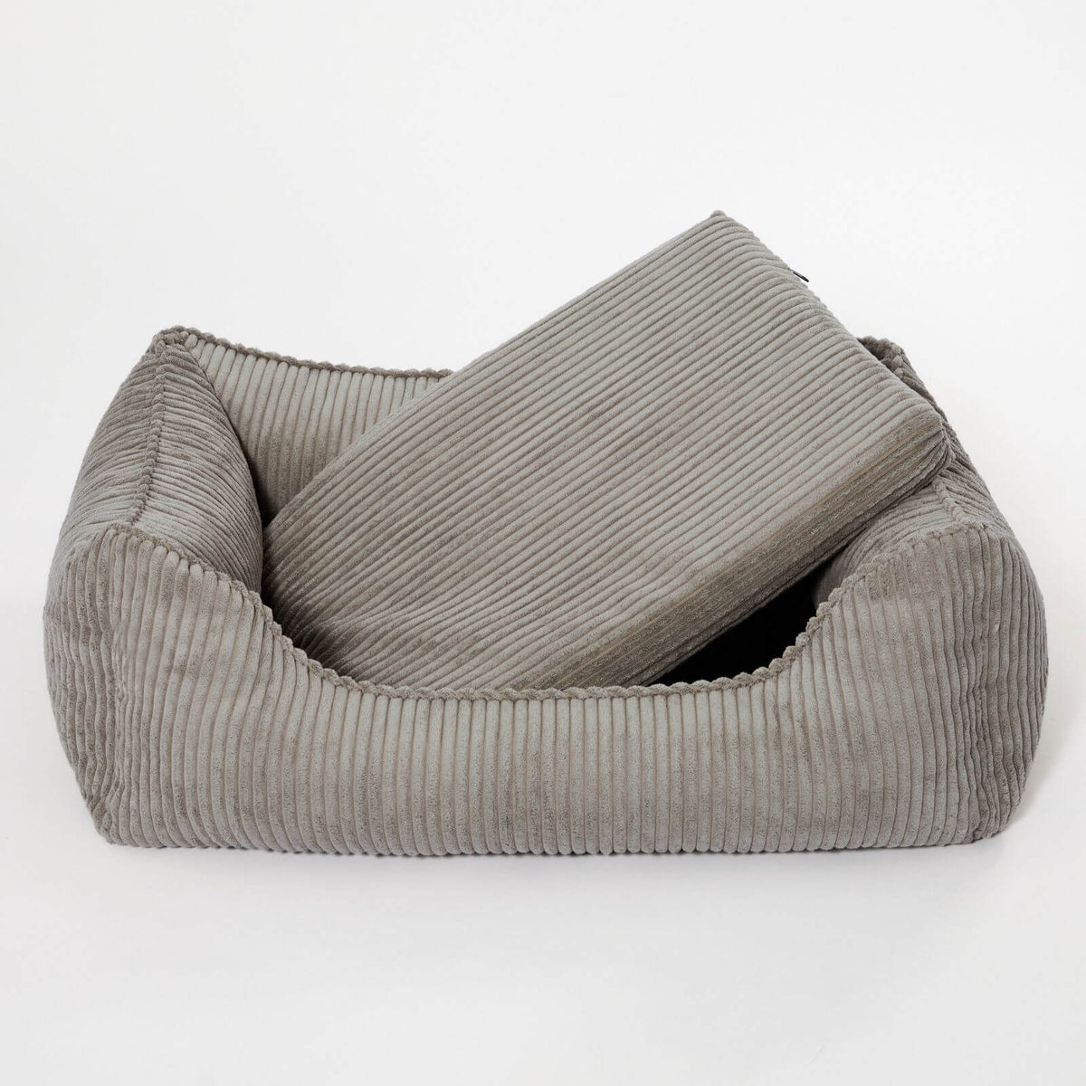 Hundebett ANTON Cord Grau
