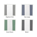 blomus STAY Stripe Outdoor-Kissen mit Füllung quadratisch