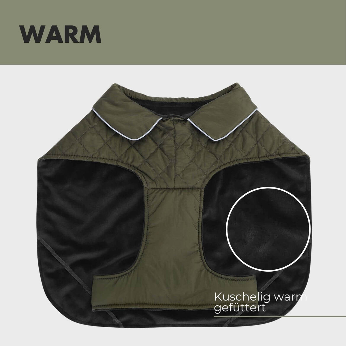 Hundejacke FRITZ Olive