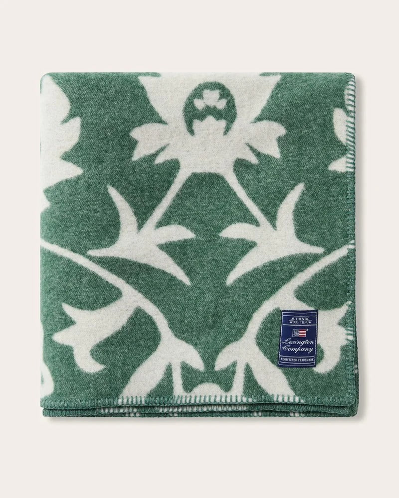 Lexington Blumen-Jacquardmuster Decke